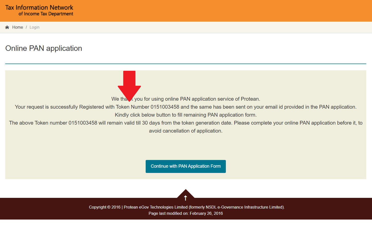 PAN Card Application NSDL